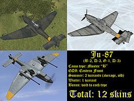 Skinpack Ju-87 (B2/D3/D5/G1) unmarked 