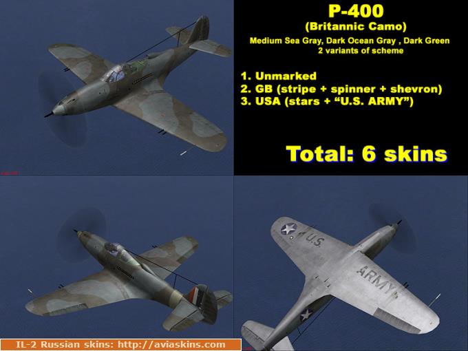 Skinpack P-400 britannic camo