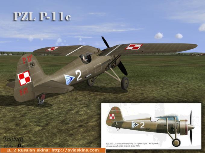 PZL P-11c.  1938 