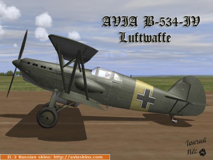 AVIA B-534  Luftwaffe yellow