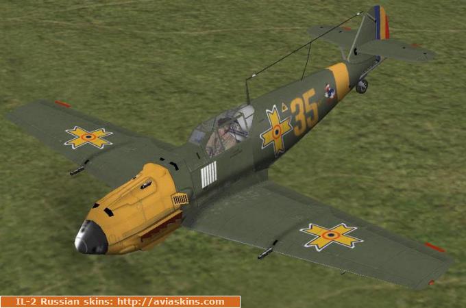 Bf-109E-7 Alexandru Serbanescu