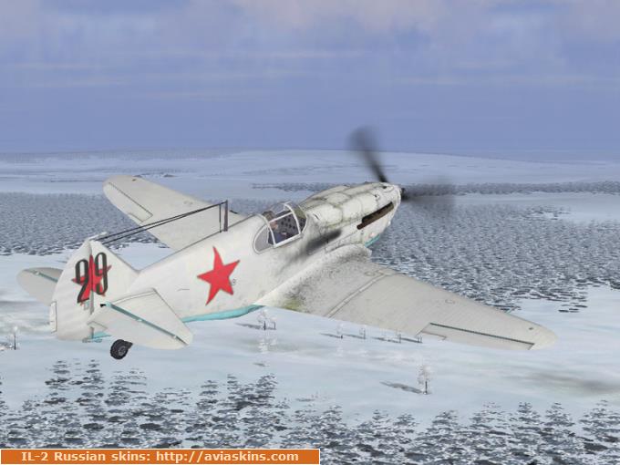LaGG-3 series 4, Lenin. area, winter 1941-42