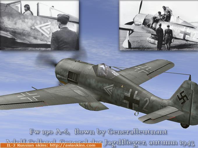 Fw 190 A-6 A. Galland